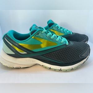 Brooks Launch 4 Womens Running Shoes 1202341B077  Dark Gray Teal Size 9